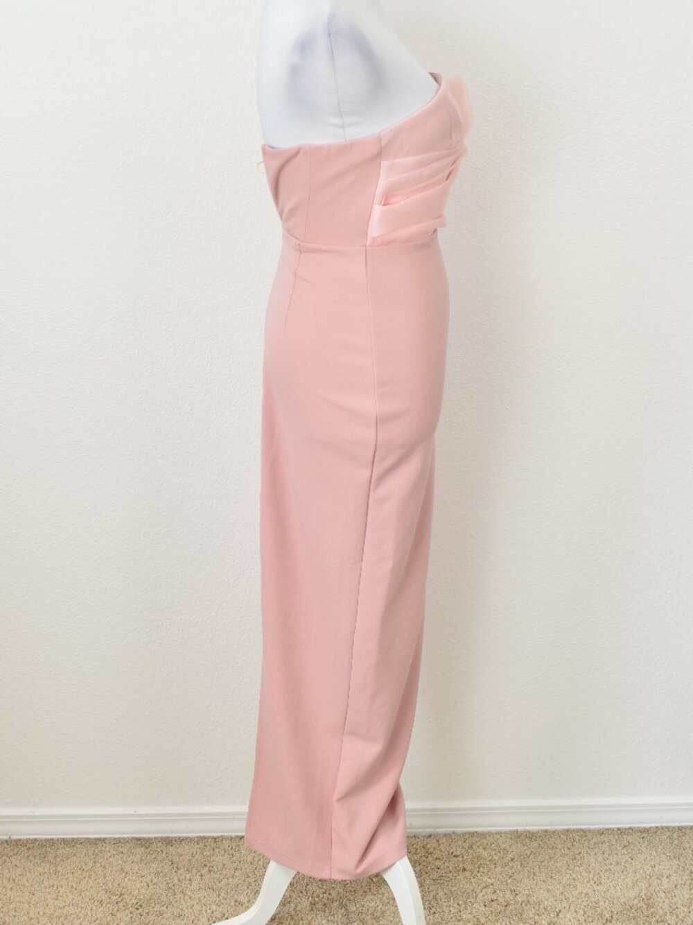 Here Comes the Sun Selfie Leslie Karaline Strapless Dress Blush NEW - XS - Picture 6 of 12